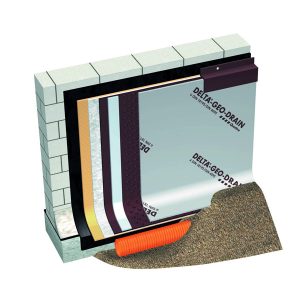 Профилированная мембрана Delta Geo Drain Quattro