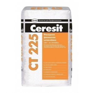 Шпаклевка фасадная финишная белая Ceresit CT 225 25 кг
