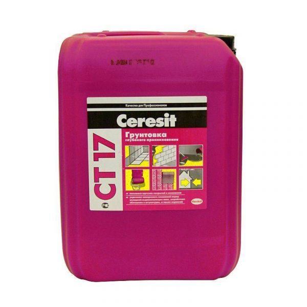 Грутовка Ceresit CT 17 1 л 1 Грутовка морозостойкая Ceresit CT 17 10 л