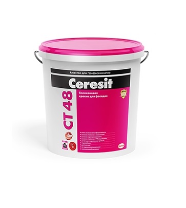Краска прозрачная силиконовая D/15л Ceresit CT 48 15 л