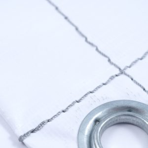 Тент баннер белый ПВХ 440 гр/м2 утепленный (Изолон 5 мм) нестандартных размеров