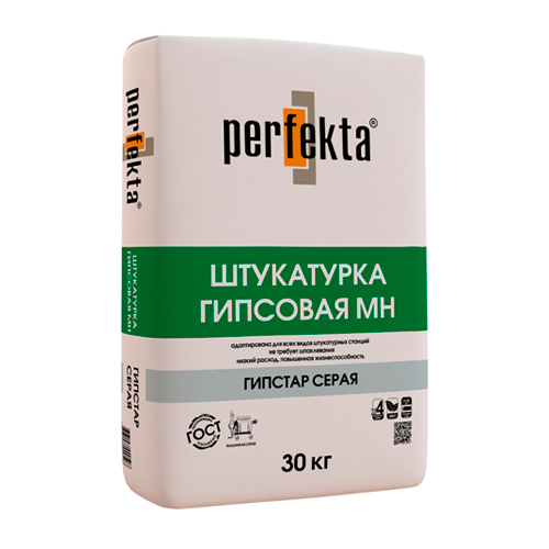 Штукатурка-Perfekta-Гипстар-Серая