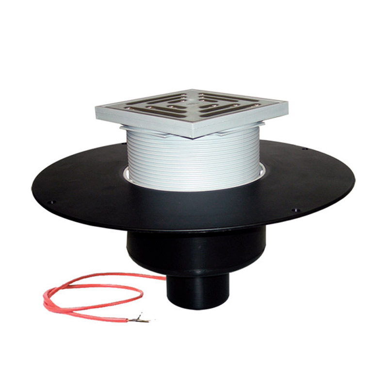 Водосточная воронка HL 62.1F с ТПО фланцем и электрообогревом- цена 152 ...