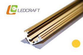 Профиль интерьерный Ledcraft LC-P4-2PB 2м золото