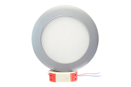 Сверхтонкий светодиодный серый круглый светильник LEDcraft Downlight 180*180*13 10 Ватт Холодный белый 1 Сверхтонкий светодиодный серый круглый светильник LEDcraft Downlight 180*180*13 10 Ватт Холодный белый