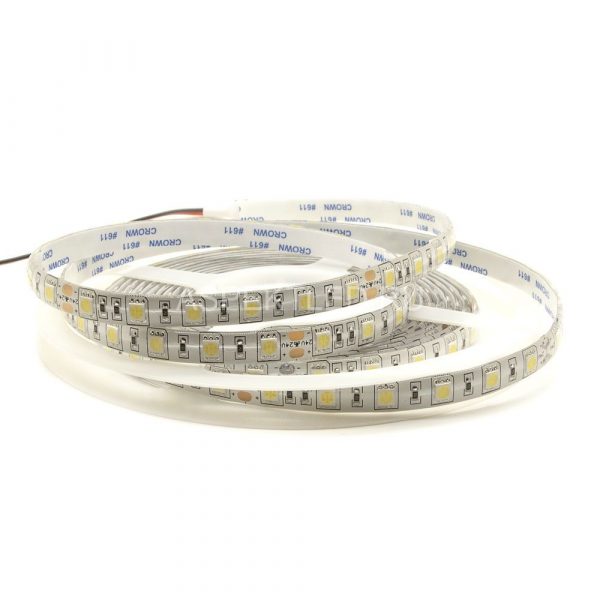 Светодиодная лента LEDcraft SMD 5050 15 Ватт на метр 72 диода на метр IP 33 RGB Многоцветная 1 Светодиодная лента LEDcraft SMD 5050 15 Ватт на метр 72 диода на метр IP 33 Холодный белый
