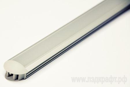 Профиль интерьерный Ledcraft LC-P4-1AL 1м сеоебро 1 Профиль интерьерный Ledcraft LC-P4-1AL 1м сеоебро