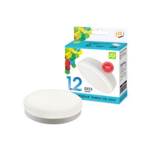 Лампа светодиодная LED-GX53-std 12Вт 230В 4000К 1080Лм ASD