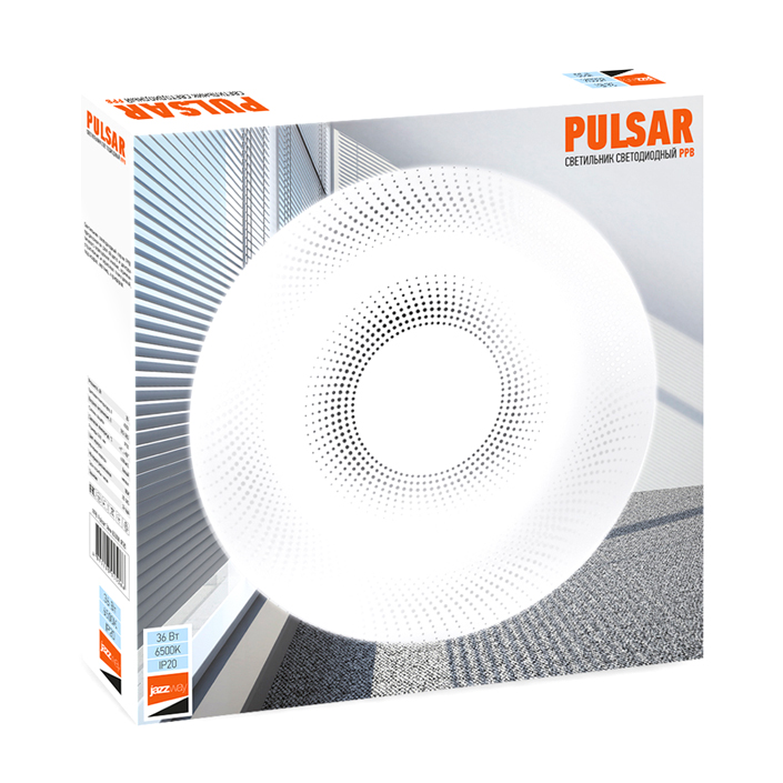 Светильник светодиодный настенно-потолочный PPB PULSAR 36W 36W 6500K IP20
