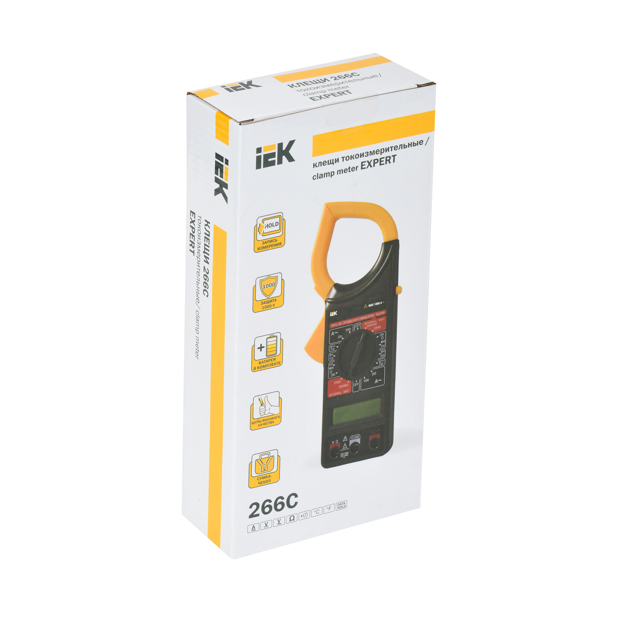 Клещи токоизмерительные EXPERT 266C IEK