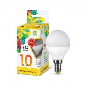 Лампа светодиодная LED-ШАР-std 10Вт 230В Е14 3000К 900Лм ASD