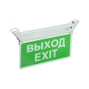 Светильник аварийно-эвакуационный светодиодный ССА 2101 односторонний 3ч 3Вт IP20 "ВЫХОД-EXIT" IEK