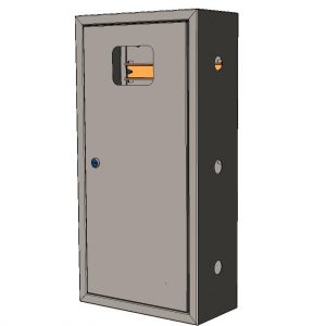 ЯУР с монтажной панелью и двумя DIN-рейками (600х300х150) EKF Basic