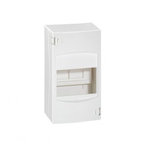 Распределительный шкаф Legrand Mini S, 4 мод., IP30, навесной, пластик, дверь