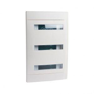 Распределительный шкаф Legrand Practibox 36 мод., IP40, встраиваемый, пластик, белая дверь, с клеммами