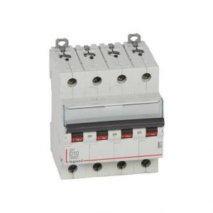 Автоматический выключатель Legrand DX³ 4P 10А (D) 6кА