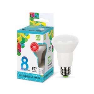 Лампа светодиодная LED-R63-std 8Вт 230В Е27 4000К 720Лм ASD