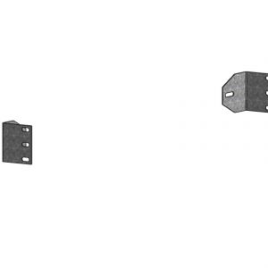 Комплект кронштейнов (2шт.) для Din-рейки для ВРУ Unit EKF PROxima