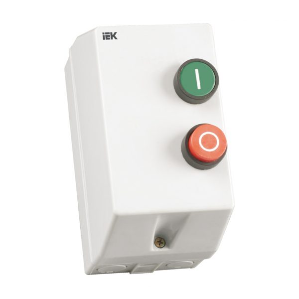 Контактор КМИ11260 12А в оболочке 220В/АС3 IP54 IEK