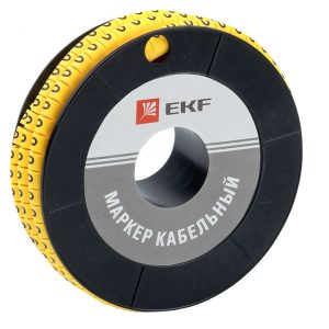 Маркер кабельный 4,0 мм2 "0" (500 шт.) (ЕС-2) EKF PROxima