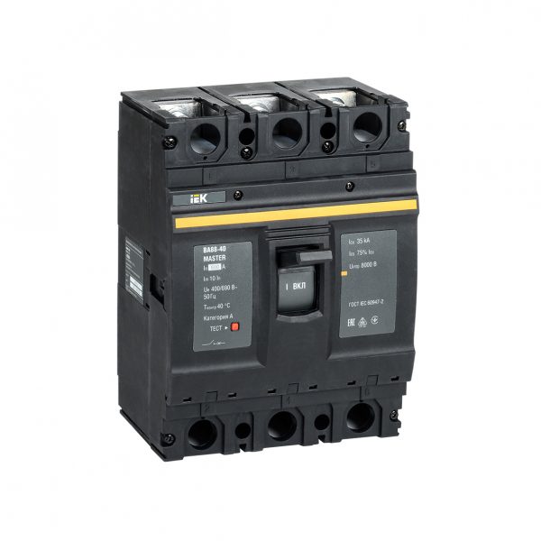 Выключатель автоматический ВА88-40 3Р 500А 35кА MASTER IEK