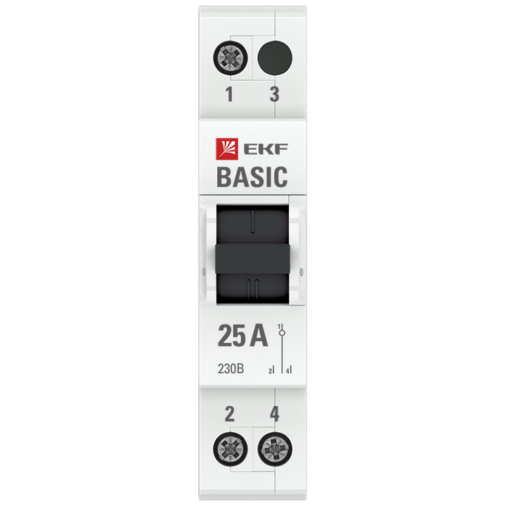 Трехпозиционный переключатель 1P 25А EKF Basic