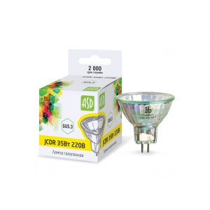 Лампа галогенная JCDR 35Вт 230В GU5.3 560Лм ASD