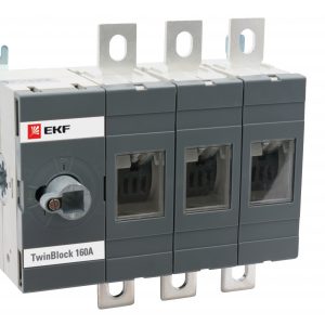 Рубильник   160A 3P без рукоятки управления TwinBlock EKF PROxima