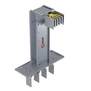 Фланцевая секция с вертикальным углом для подключения к щиту  3200 А IP55 AL 3L+N+PE(ШИНА)