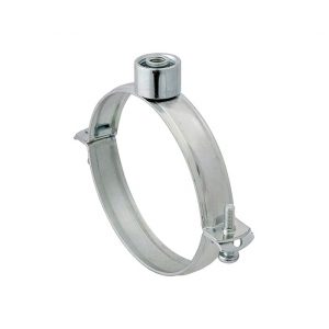 Хомут трубный Fischer FRSN TRIPLE с гайкой и тройной комбинированной резьбой M8/M10/1/2 (4) 108-114 мм