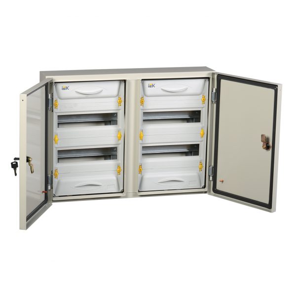 Корпус металлический распределительный ЩРн-2x24з-1 У2 IP54 PRO IEK