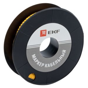 Маркер кабельный 2,5 мм2 "2" (1000 шт.) (ЕС-1) EKF PROxima
