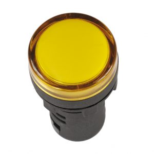 Лампа AD16DS(LED)матрица d=16мм желтый 24В AC/DC IEK