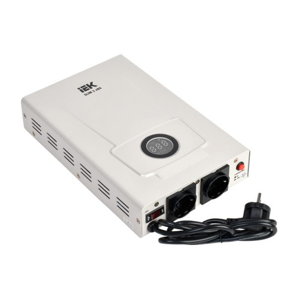 Стабилизатор напряжения настенный SLIM 2кВА IEK