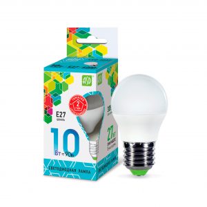 Лампа светодиодная LED-ШАР-std 10Вт 230В Е27 4000К 900Лм ASD