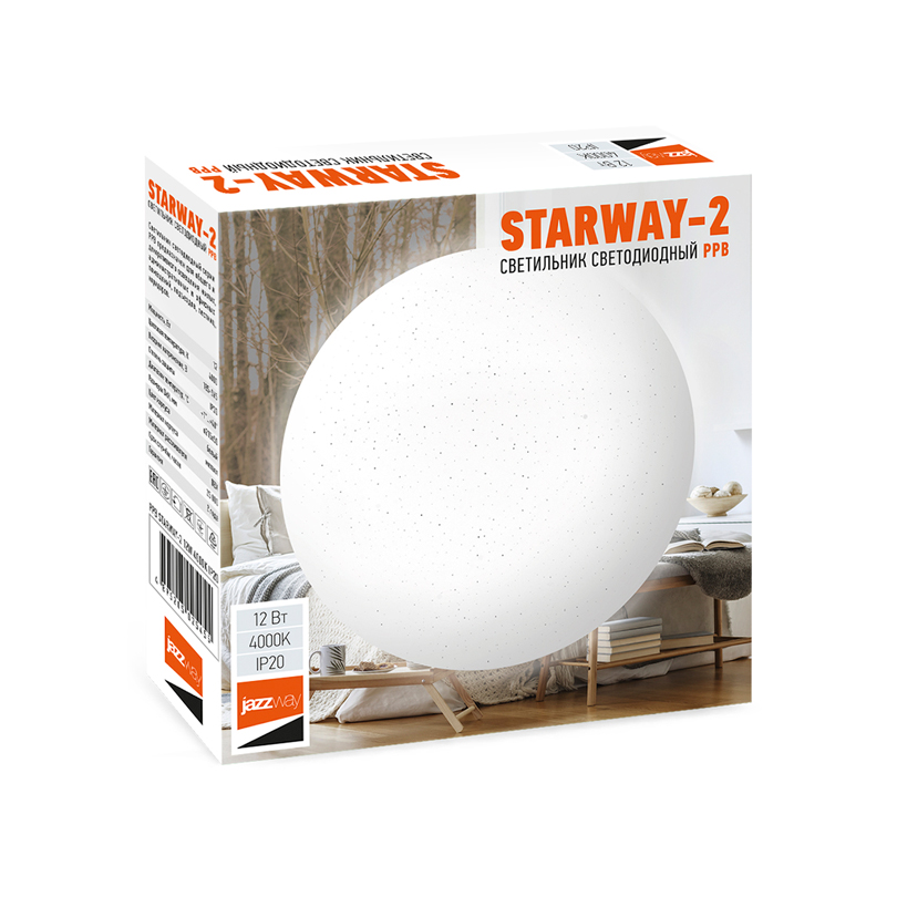 Светильник светодиодный настенно-потолочный PPB STARW AY-2 12W AY-212W 4000K IP20