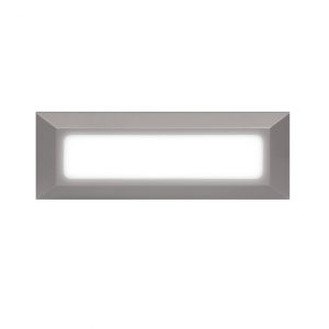 Светильник светодиодный накладной для подсветки стен и ступеней PST/W PST/W S2300805W 4000K GREY IP65