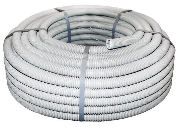 Труба гофр. ПВХ Plast с зондом d50мм (20м.) EKF PROxima