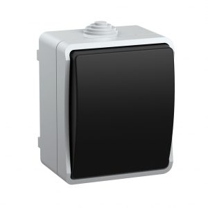 Выключатель 1-клавишный для открытой установки ВС20-1-0-ФСр ФОРС IP54 IEK