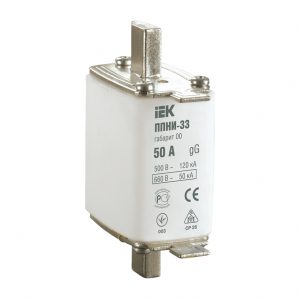 Плавкая вставка предохранителя ППНИ-33 габарит 00С 12А IEK
