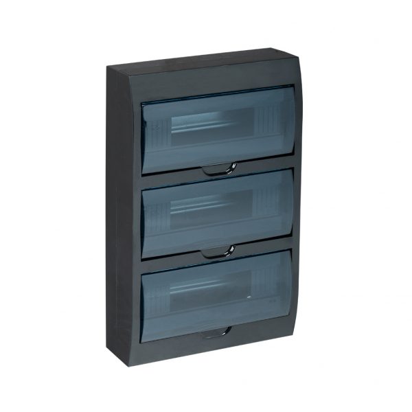 KREPTA 3 Корпус пластиковый ЩРН-П-36 IP41 черный IEK