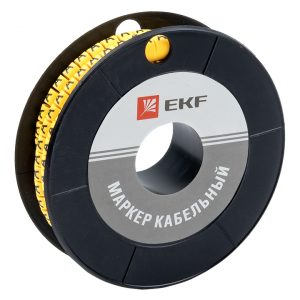 Маркер кабельный 2,5 мм2 "A" (1000 шт.) (ЕС-1) EKF PROxima