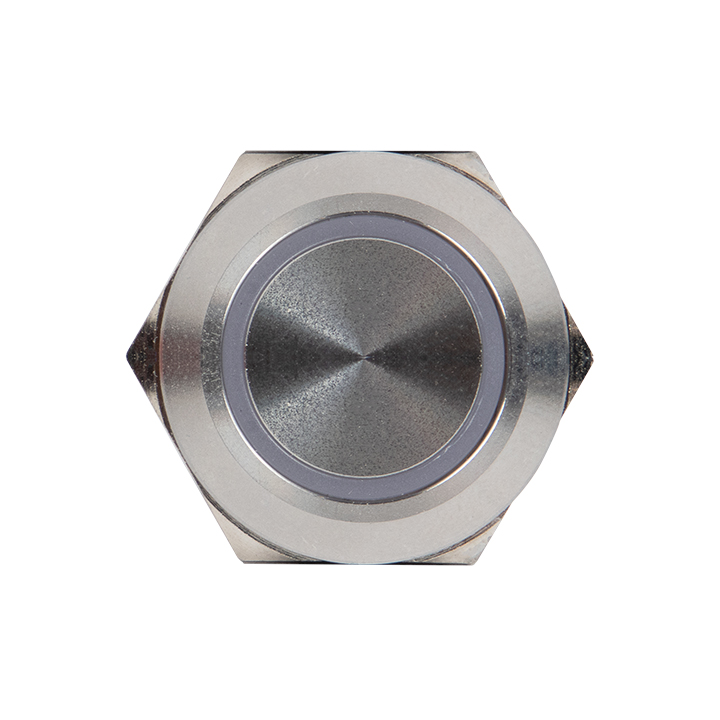 Кнопка S-Pro67 19 мм без фикс. с белой подсв. 24В EKF PROxima