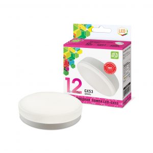 Лампа светодиодная LED-GX53-std 12Вт 230В 6500К 1080Лм ASD