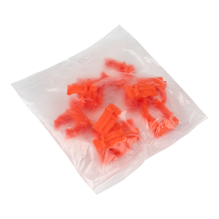 Крепеж-клипса оранжевая d16мм  (10шт.) Plast EKF PROxima