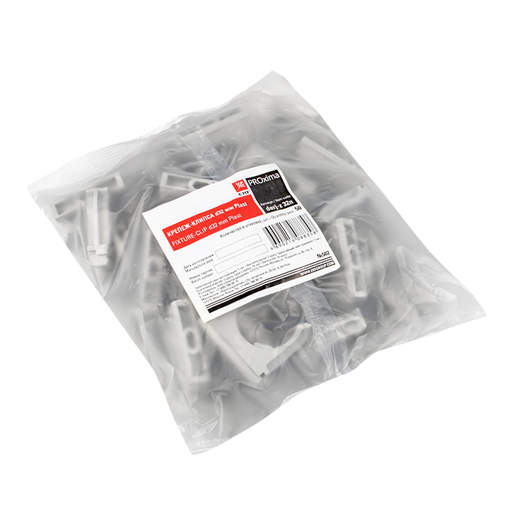 Крепеж-клипса d32мм  (50шт.) Plast EKF PROxima