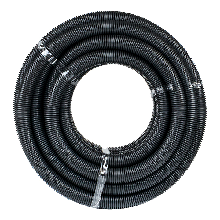 Труба гофр. FRHF с зондом d40мм (25м.) черная Plast EKF PROxima