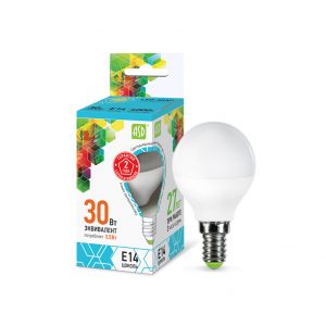Лампа светодиодная LED-ШАР-std 3.5Вт 230В Е14 4000К 320Лм ASD