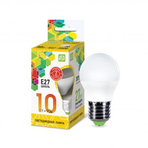Лампа светодиодная LED-ШАР-std 10Вт 230В Е27 3000К 900Лм ASD