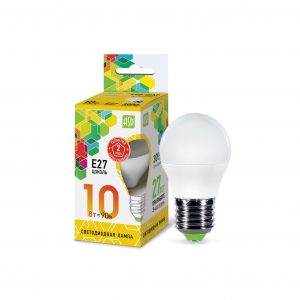 Лампа светодиодная LED-ШАР-std 10Вт 230В Е27 3000К 900Лм ASD
